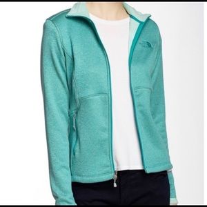 North Face Agave Small Fleece Full Zip Jacket
